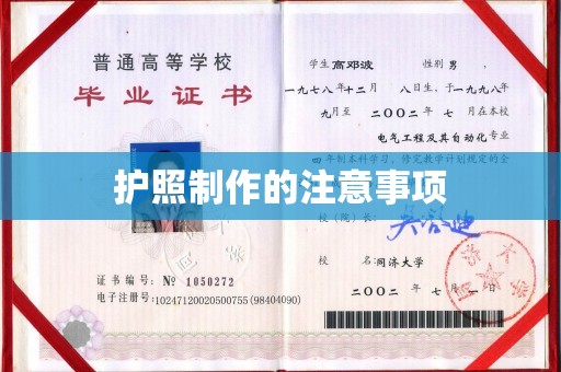 临武护照制作的注意事项